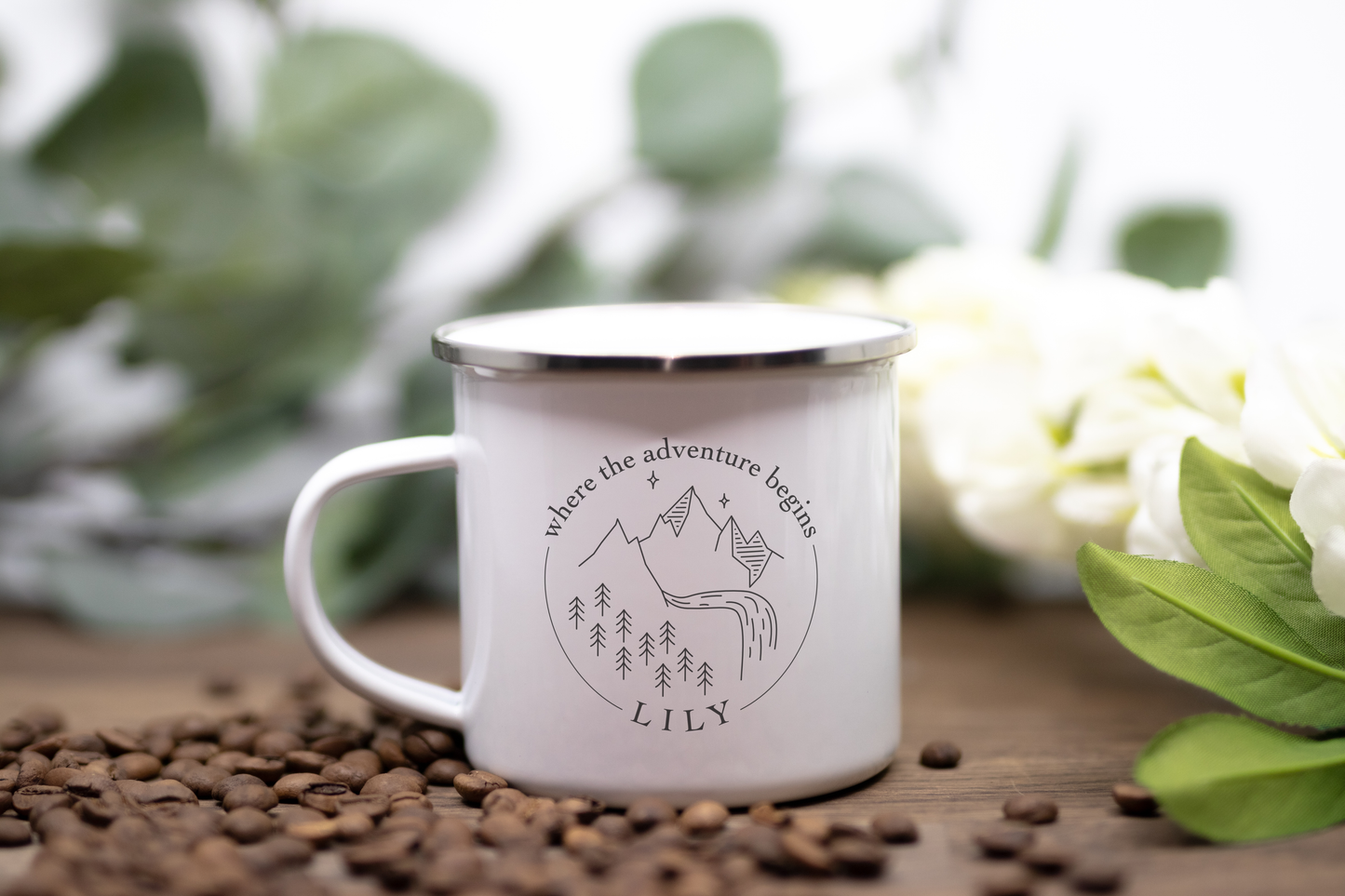 Adventure Mountain Enamel Mug