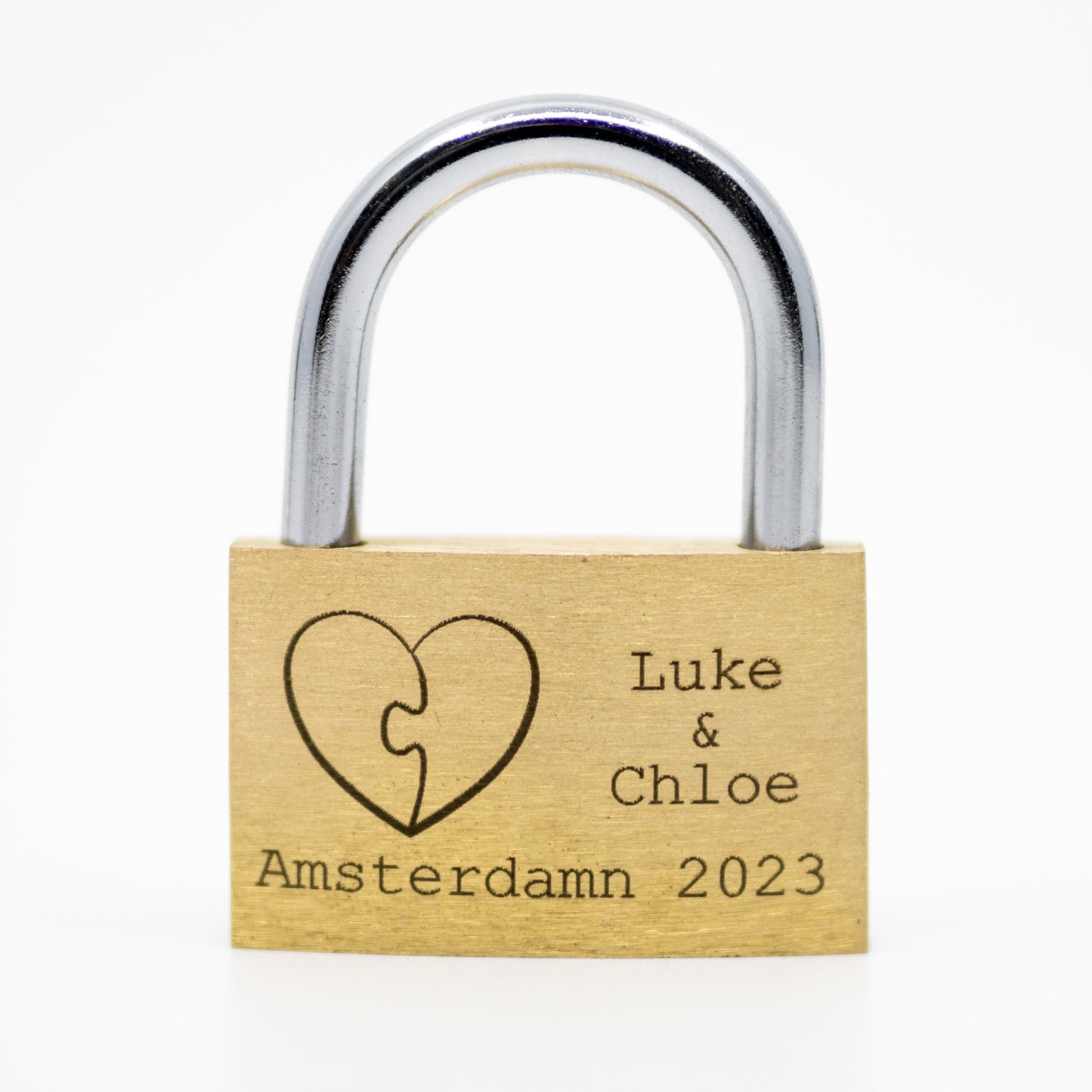 Puzzle Heart Love Lock