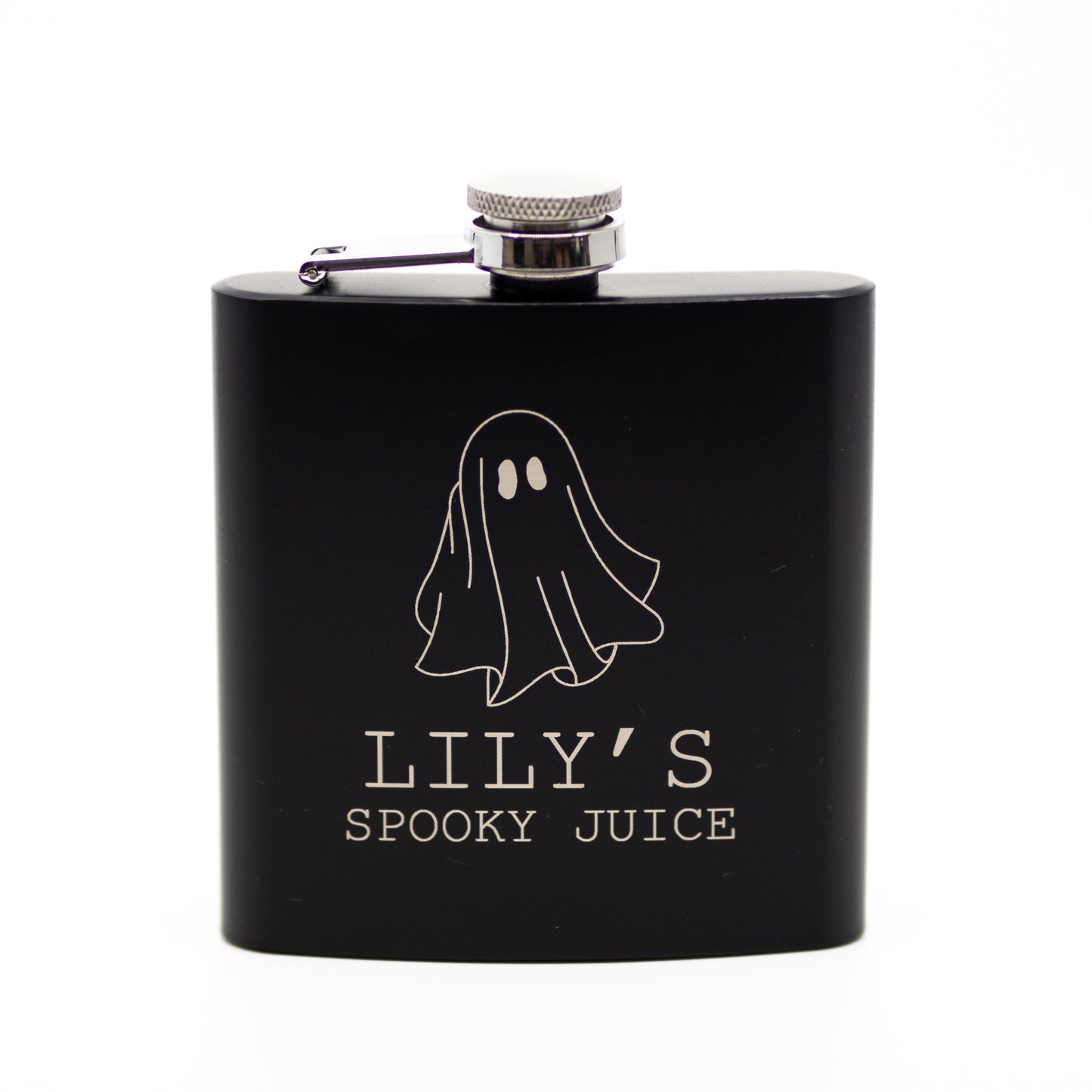 Spooky Outline Hip Flask